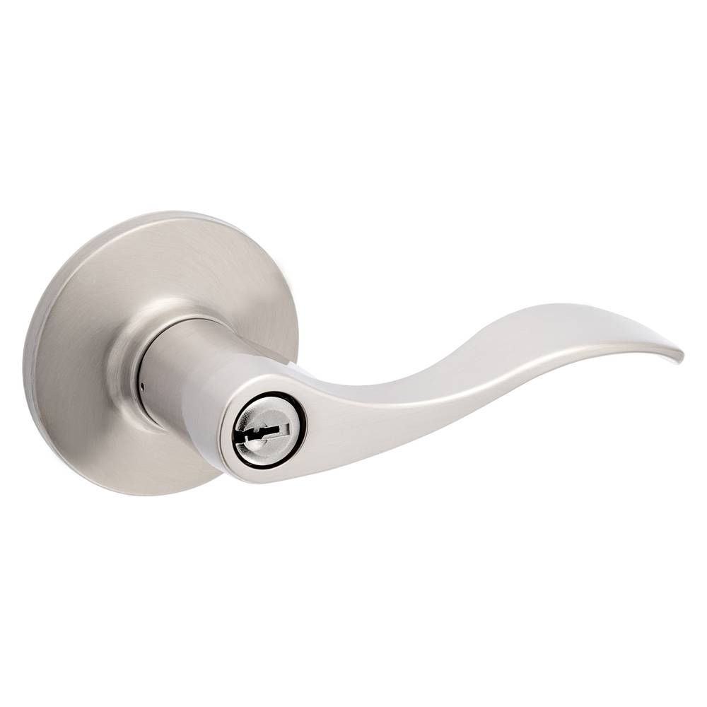 RELIABILT Olivia Satin Nickel Exterior Keyed Entry Door Handle | 93580-020