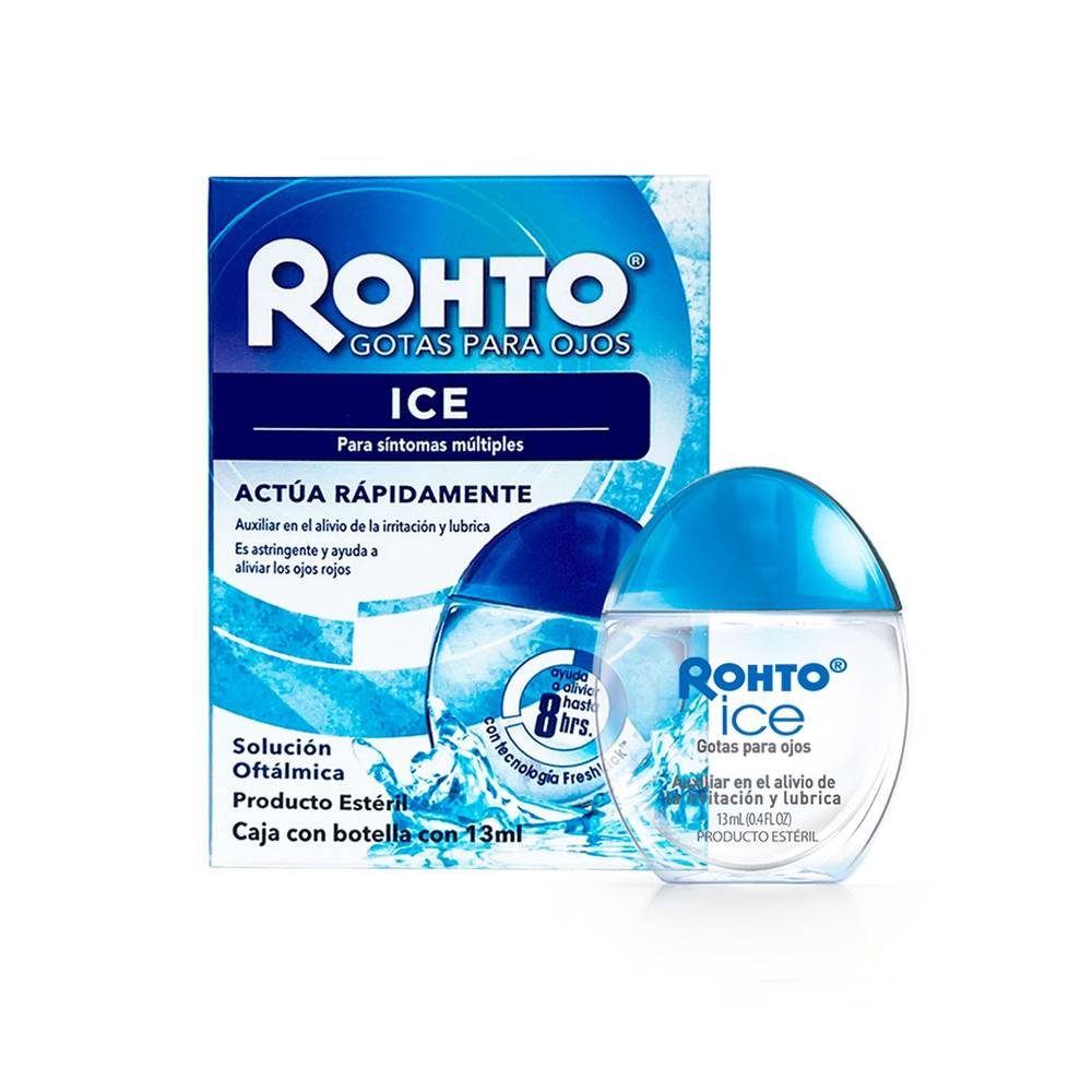 Rohto gotas para ojos ice (gotero 13 ml)