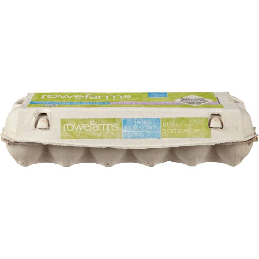 Rowe Farms Greenvalley Free Run Brown Eggs, Large