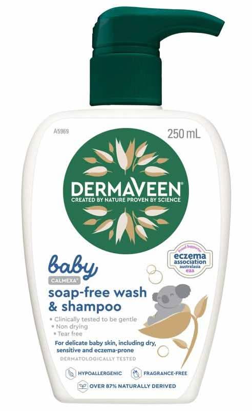 Dermaveen Calmexa Baby Soap Free Wash 250ml