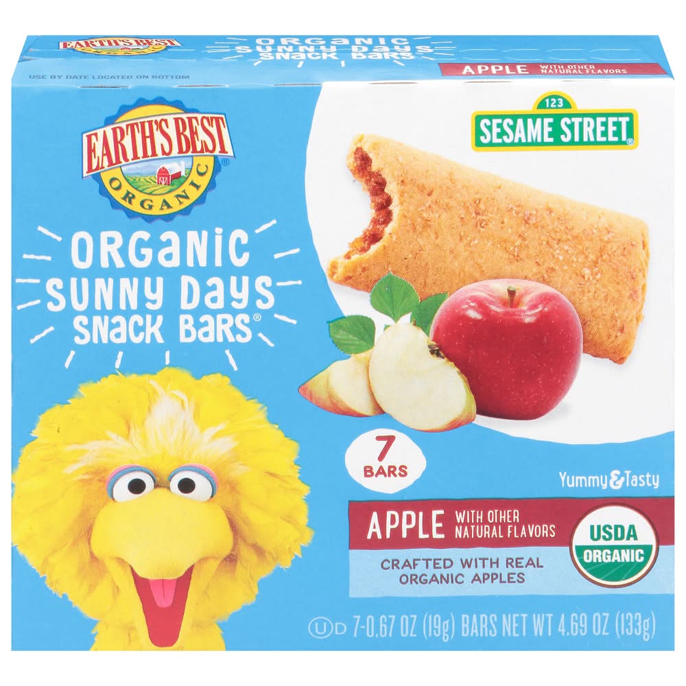 Earth's Best Sunny Days Organic Apple Snack Bars (4.7 oz)