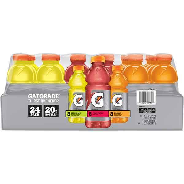 Gatorade - Variety Pack - 24/20 oz plastic bottles (1X24|Case of 1)