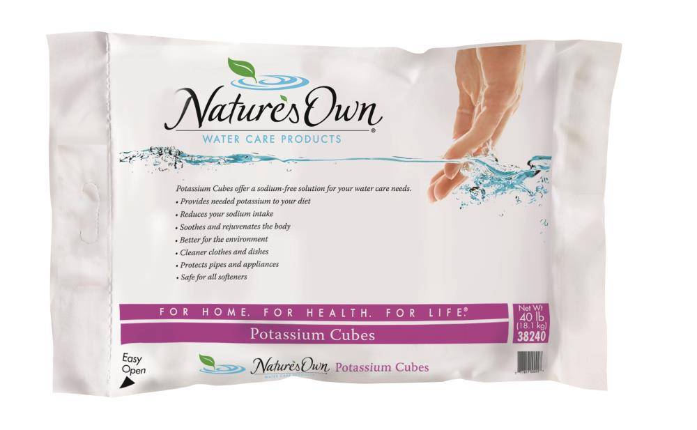 Nature's Own Potassium Cubes Water Softener