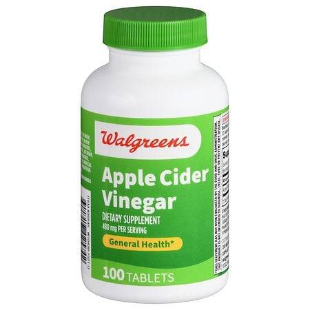 Walgreens Apple Cider Vinegar 480 mg Tablets