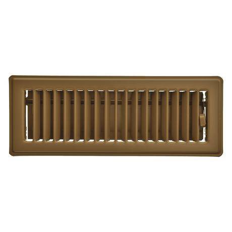 Imperial Standard Brown Floor Register (1 unit)