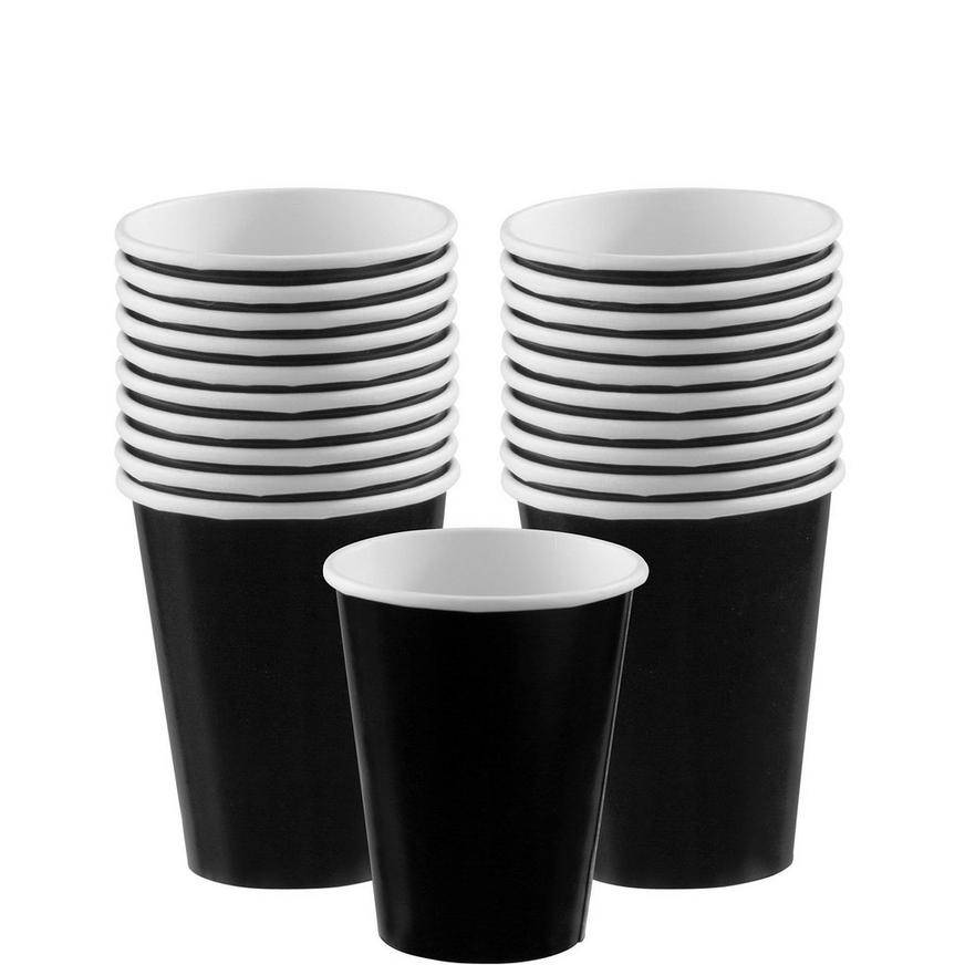 Party City Paper Cups (black)