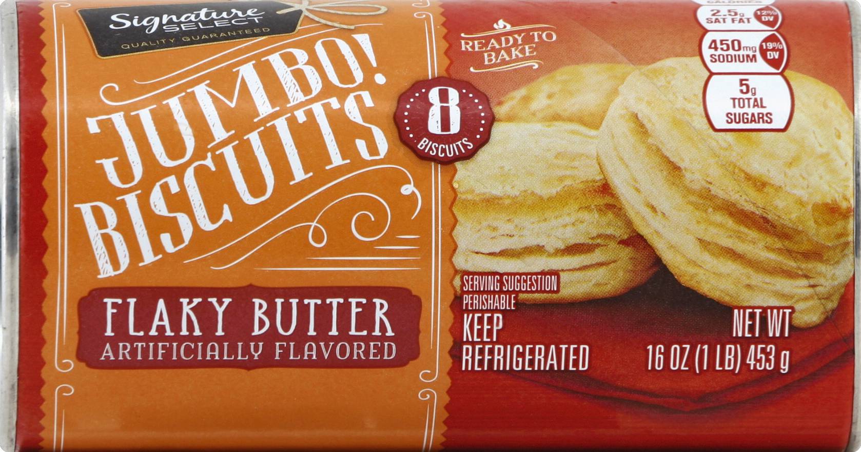 Signature Select Biscuit Jumbo Flaky Butter (1 lbs)