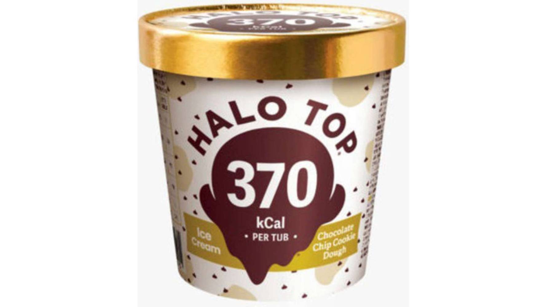 Halo Top - Crème glacée (chocolate chip cookie dough)