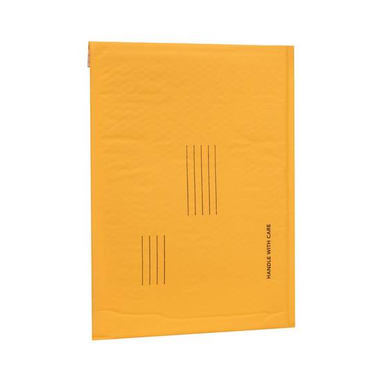 Caliber Paper Mailer Bubble Wrap Inside, 12x18", Tan #6