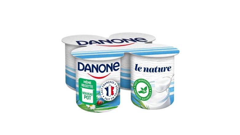 Danone Yaourt Nature Les 4 pots de 125g