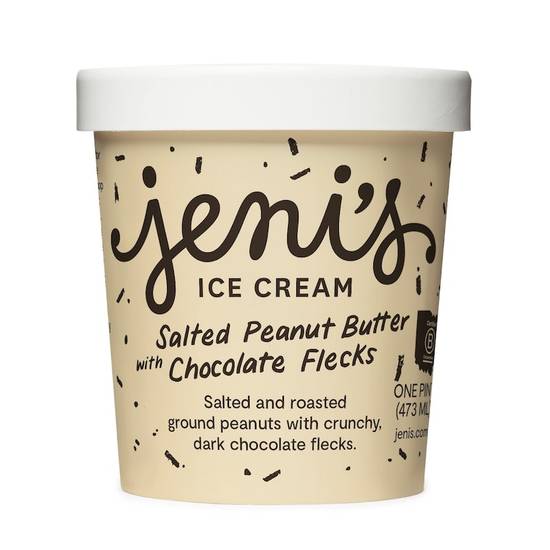 Salted Peanut Butter with Chocolate Flecks Pint