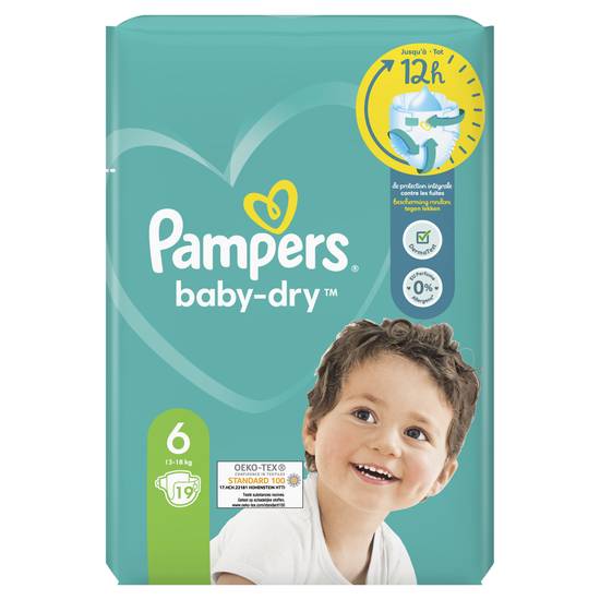 Pampers - Couches baby dry geant t3 (54 pièces)