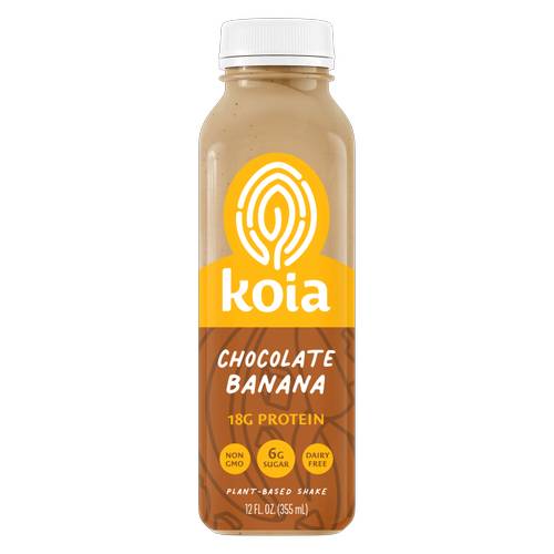 Koia Chocolate Banana Plant Based Protein Drink 12oz Btl