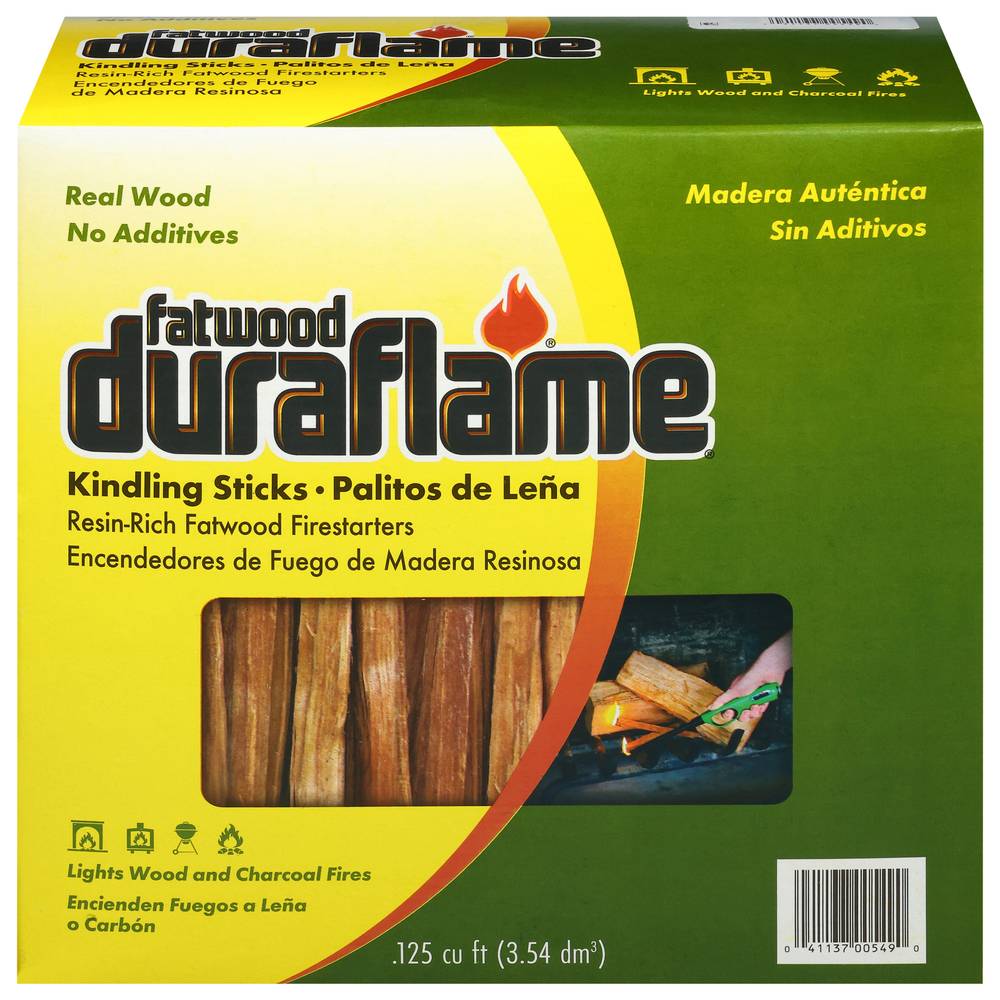 Duraflame 100% Natural Fat Wood Kindling Sticks