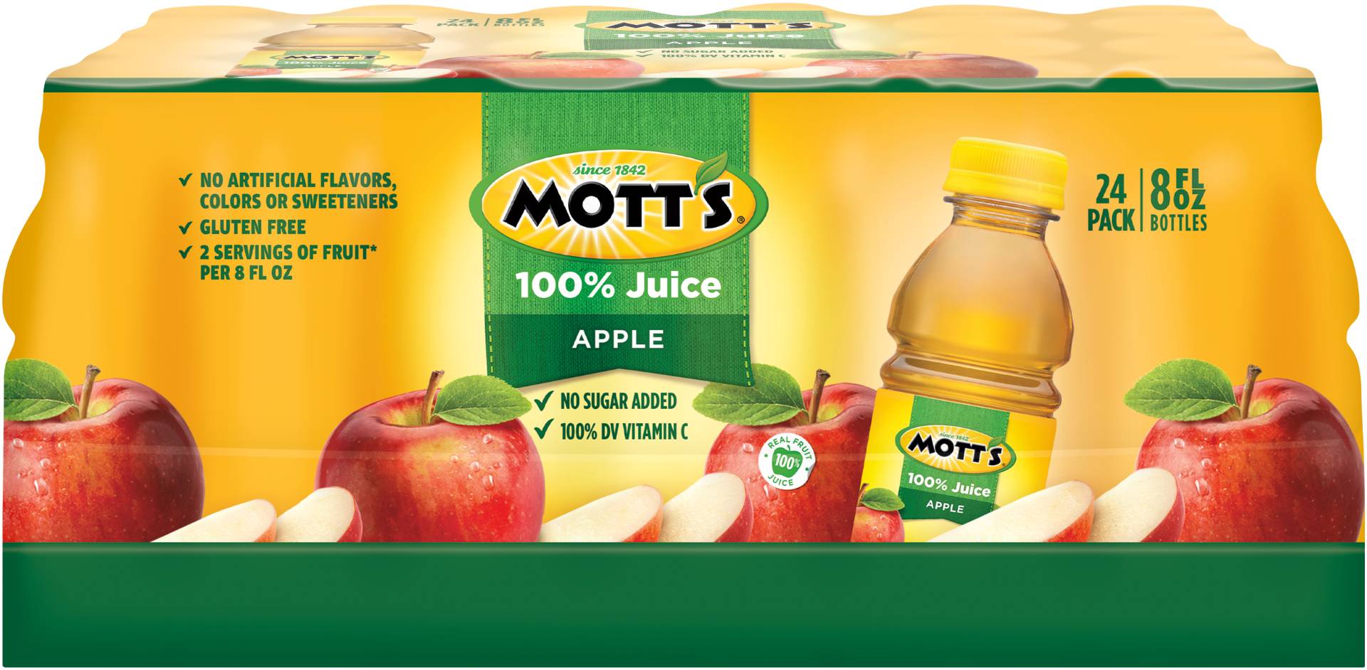 Mott's - Apple Juice -24/8 oz plastic bottles (1X24|1 Unit per Case)