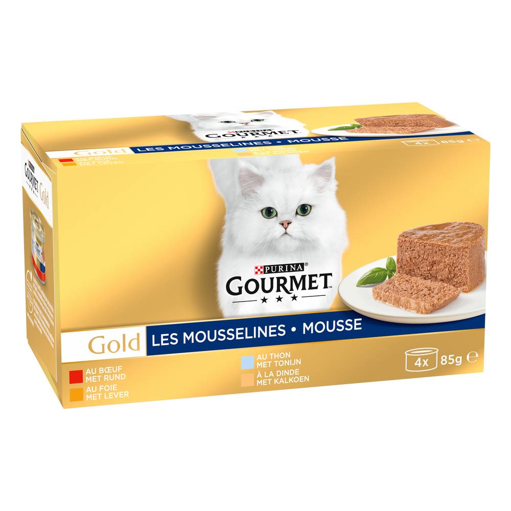 Purina - Gourmet gold les mousselines pour chat adulte