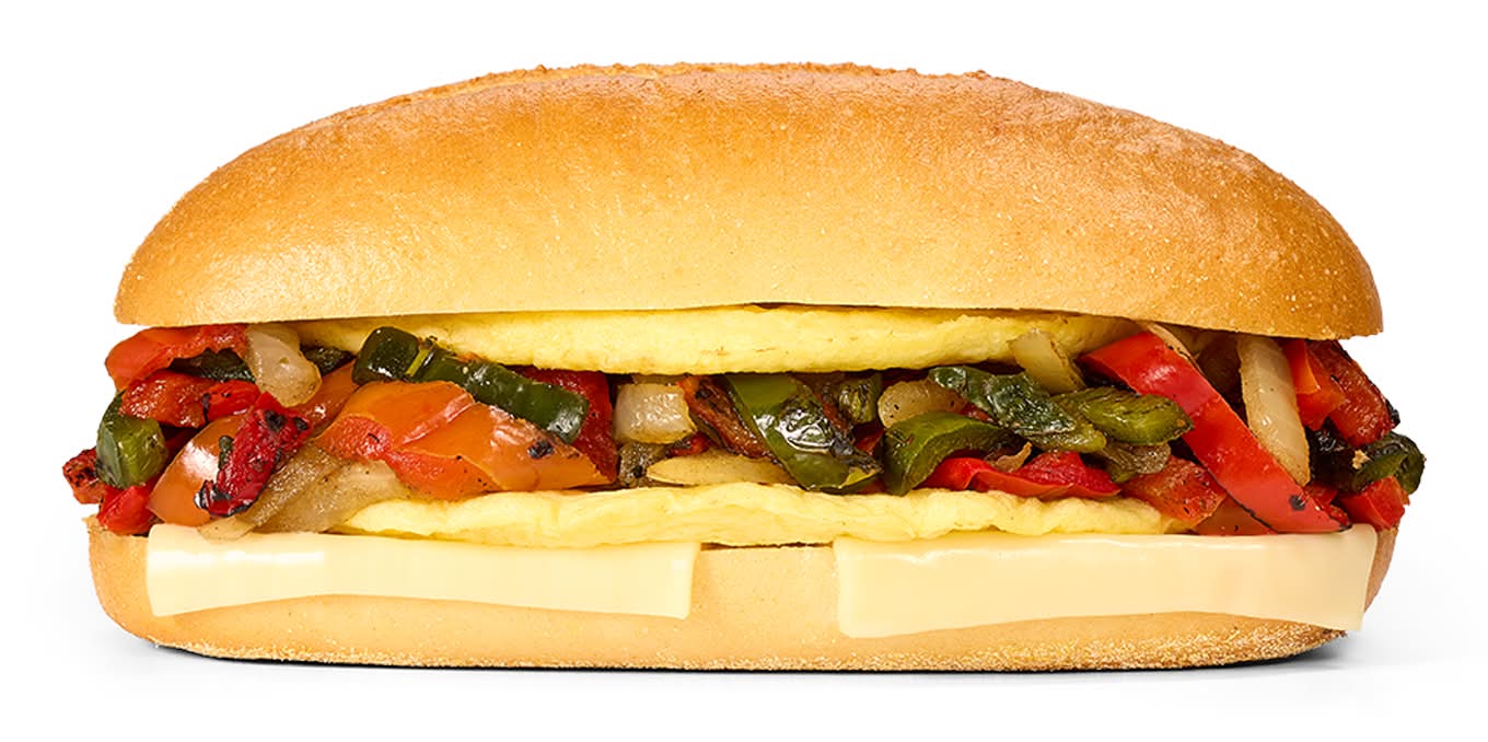 Fajita Veggie & Egg Omelet Hoagie