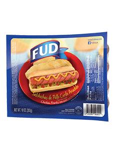 FUD - Chicken & Pork Franks - 20/10 oz