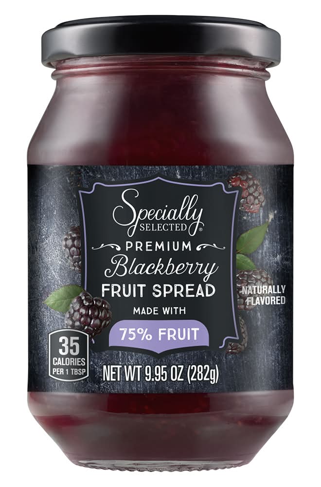 Aldi Specially Selected Premium Fruit Spread, Blackberry (9.95 oz)