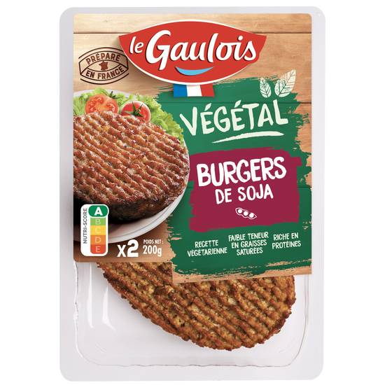 Le Gaulois - Steaks de soja végétal (2 pièces)