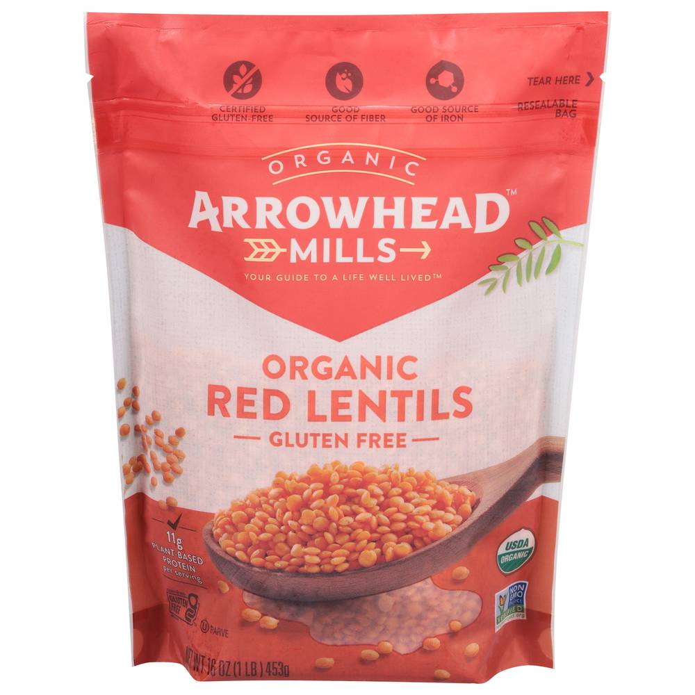 Arrowhead Mills Organic Red Lentils (1 lbs)