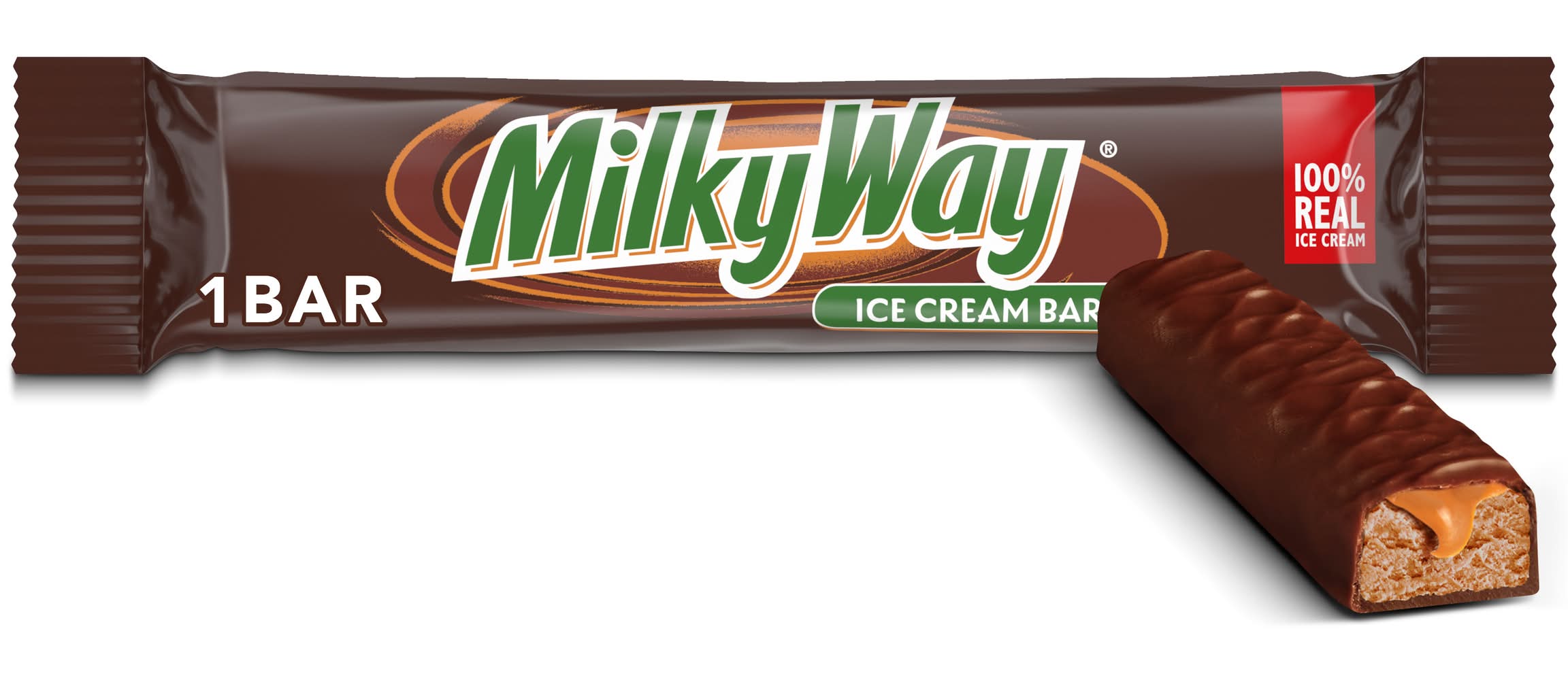 Milky Way Caramel and Chocolate Ice Cream Bar (2.8 fl oz)