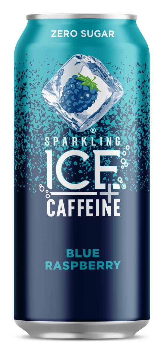 Sparkling Ice Blue Raspberry Caffeine Beverage 16 Oz 1 Pk