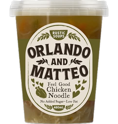 Orlando & Matteo Soup Chicken Noodle 480mL