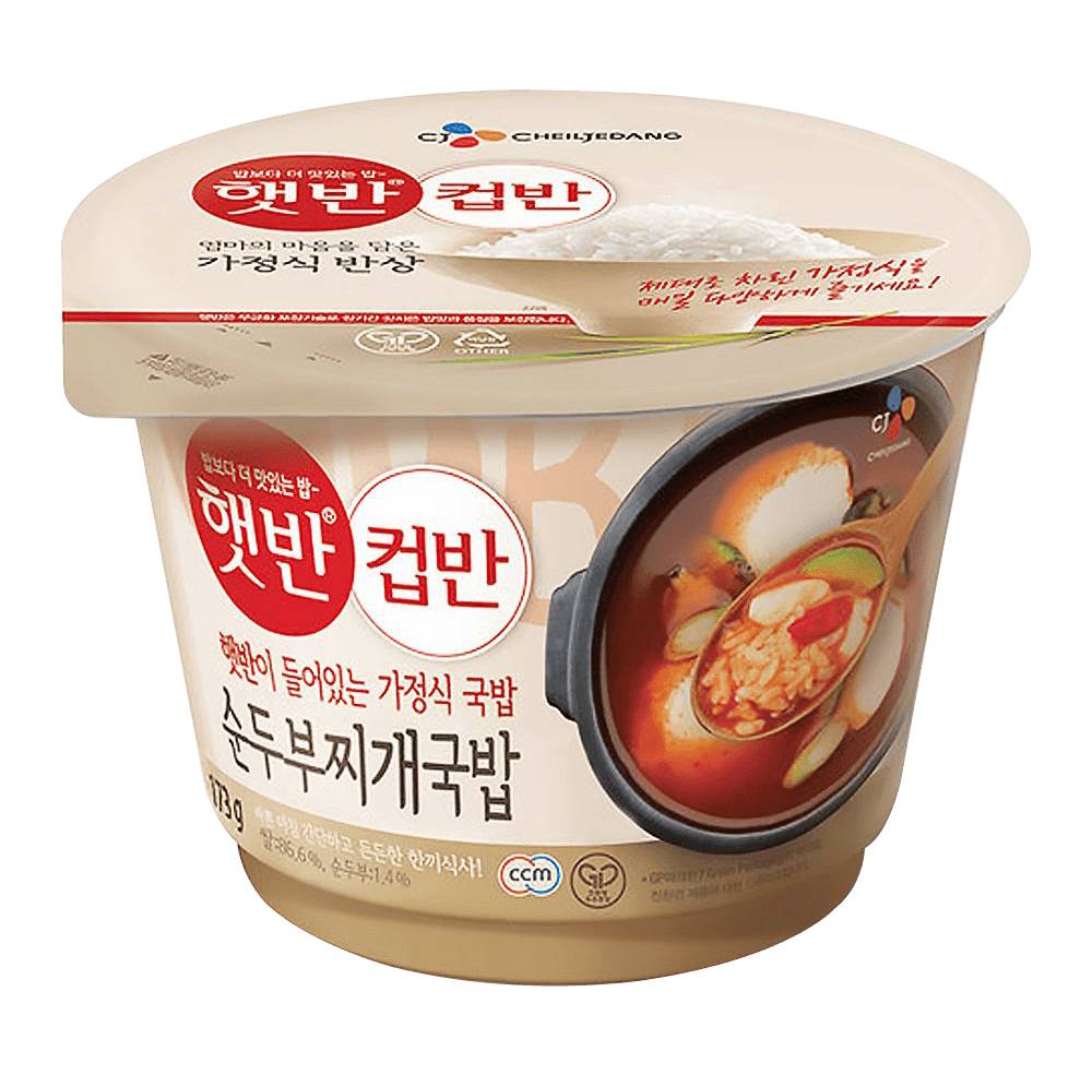 CJ soft tofu stew cupbahn