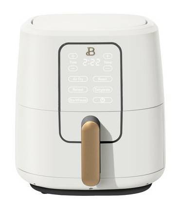 Beautiful Touchscreen 6-quart Air Fryer, White Icing
