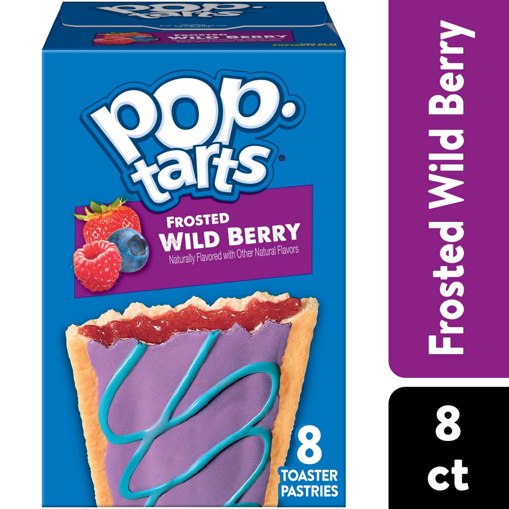 Pop-Tarts Toaster Pastries, Frosted Wild Berry (13.5 oz, 8 ct)