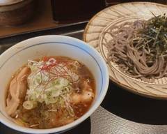 どうして蕎麦にラー油を入れたのか？　なんば店　Why is  chili oil  added to Soba? in Namba