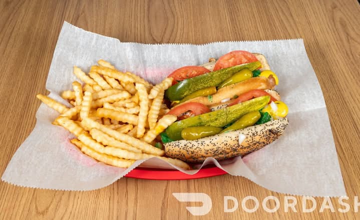 2 Hot Dogs Combo Special w/ Fries