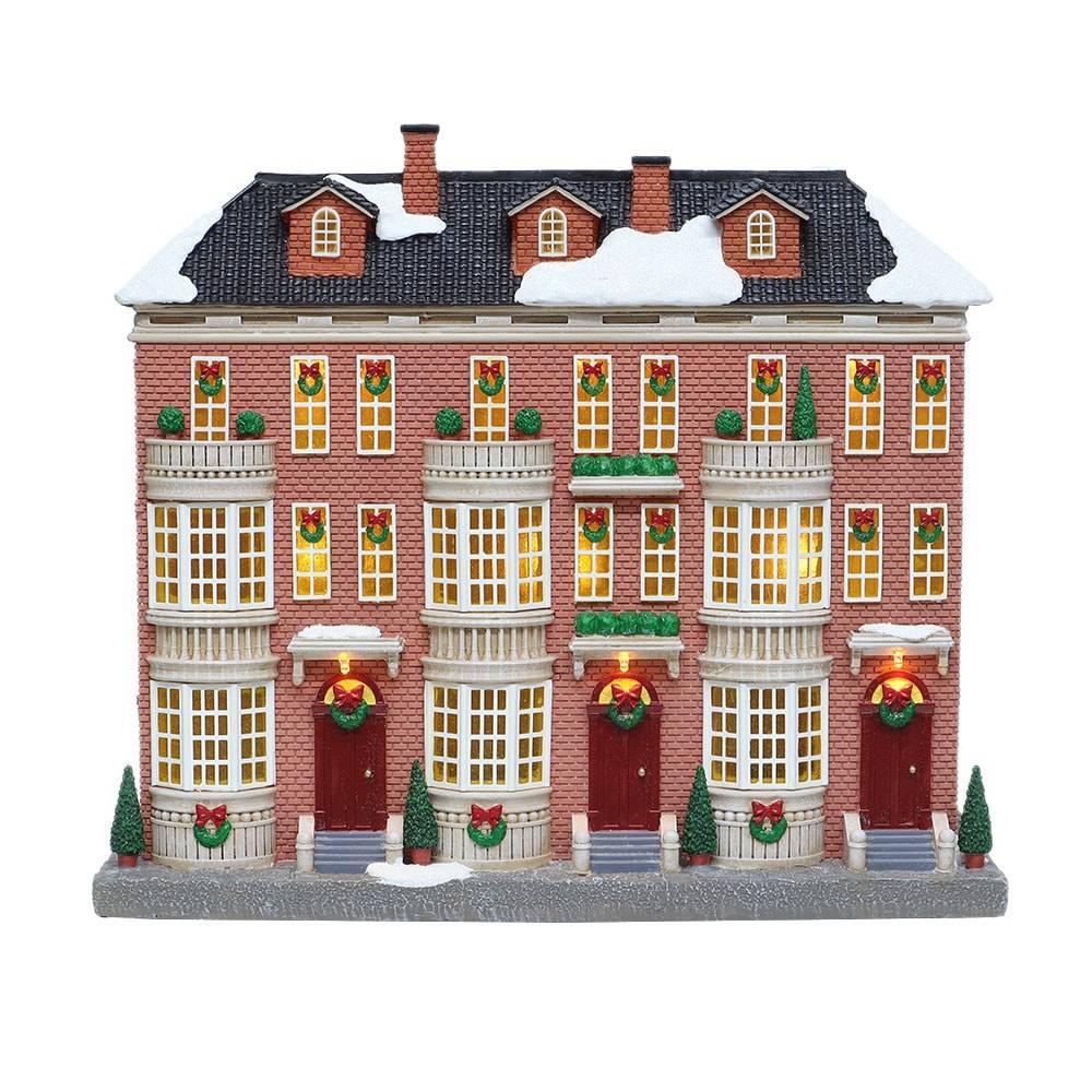 Carole Towne Carole Towne Eastgate Row House Lighted Musical Village Scene | C93300