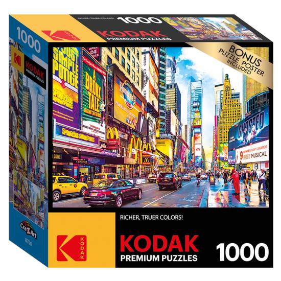 Cra-Z-Art Kodak 1,000 Piece Jigsaw Puzzle Times Square