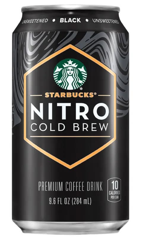 Starbucks Nitro Cold Brew Unsweetened Black