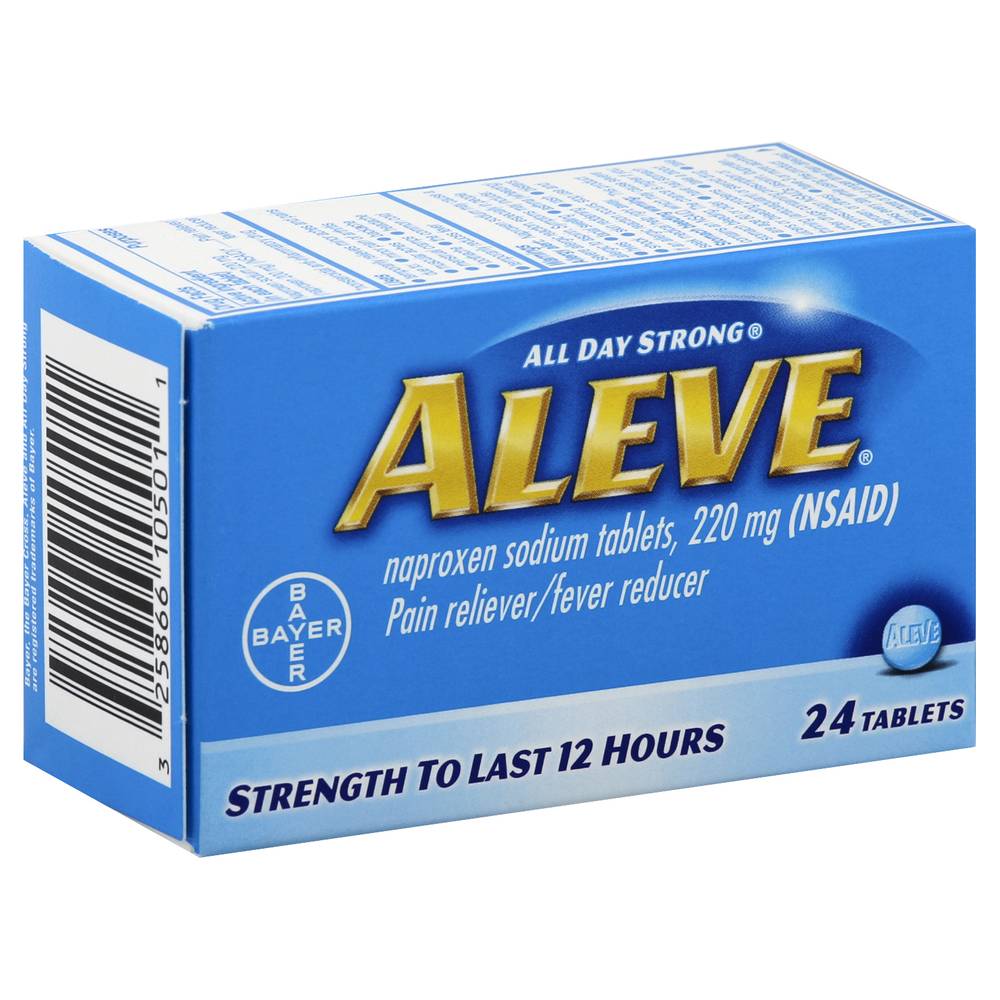 Aleve All Day Strong Naproxen Sodium Tablets (24ct)