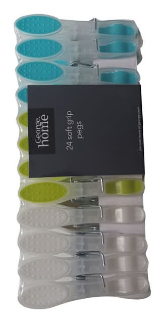 George Home Soft Grip Pegs (24 pack)