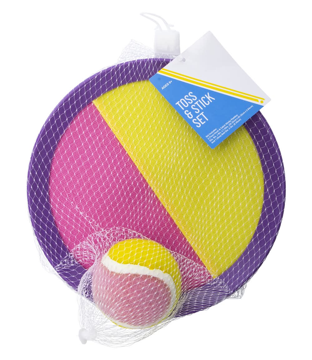 Toss And Stick Set 3-Count Purple