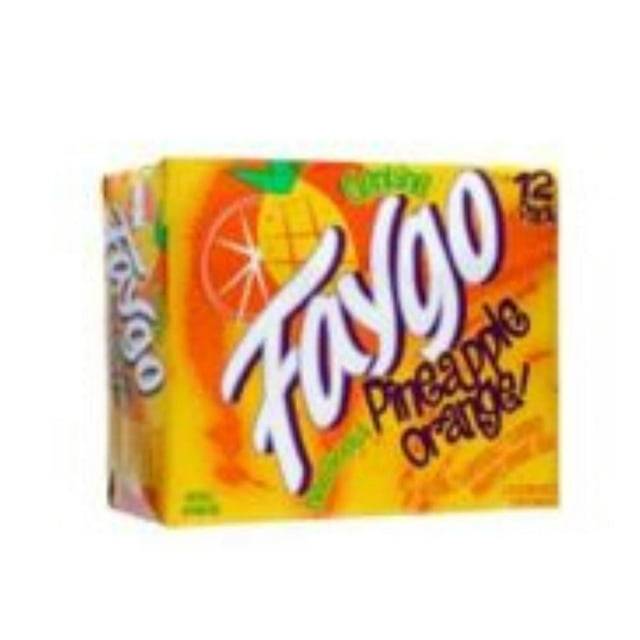 Faygo Soda Cans (12 pack, 12 fl oz) (pineapple-orange )