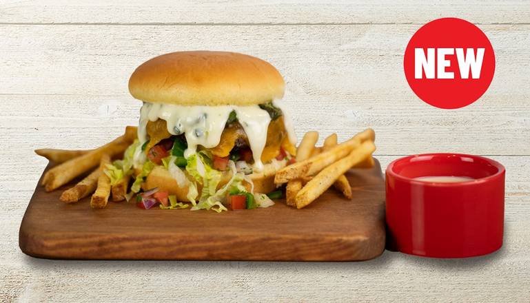 NEW! Big Queso Energy Burger
