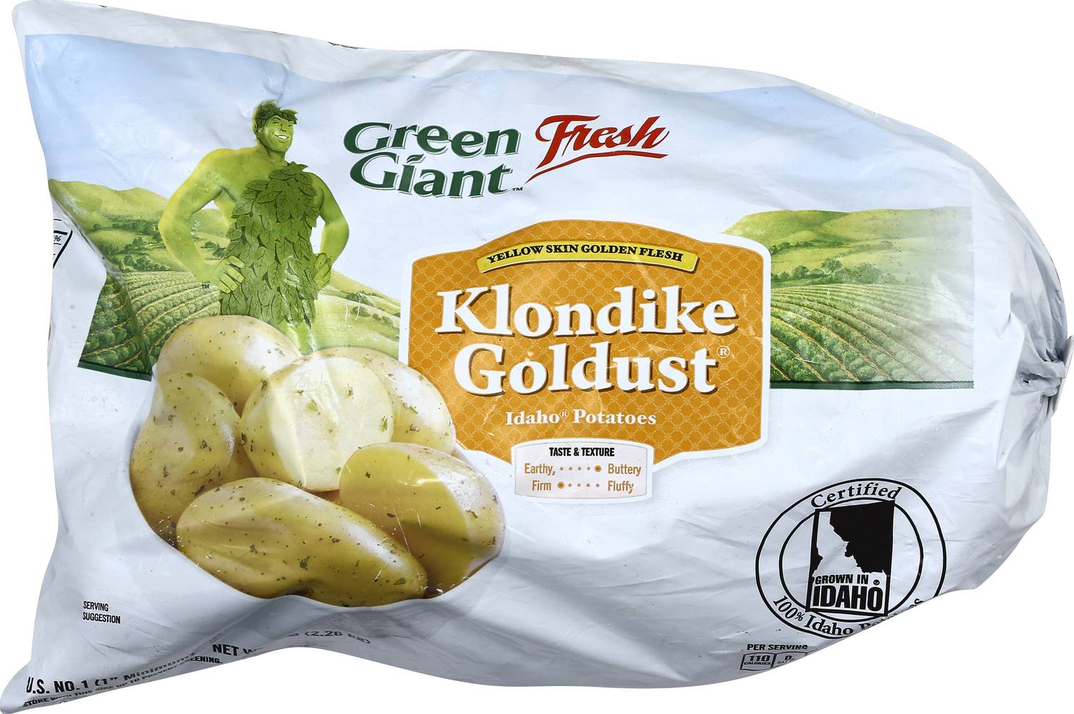 Green Giant Klondike Goldust Idaho Yellow Skin Golden Potatoes