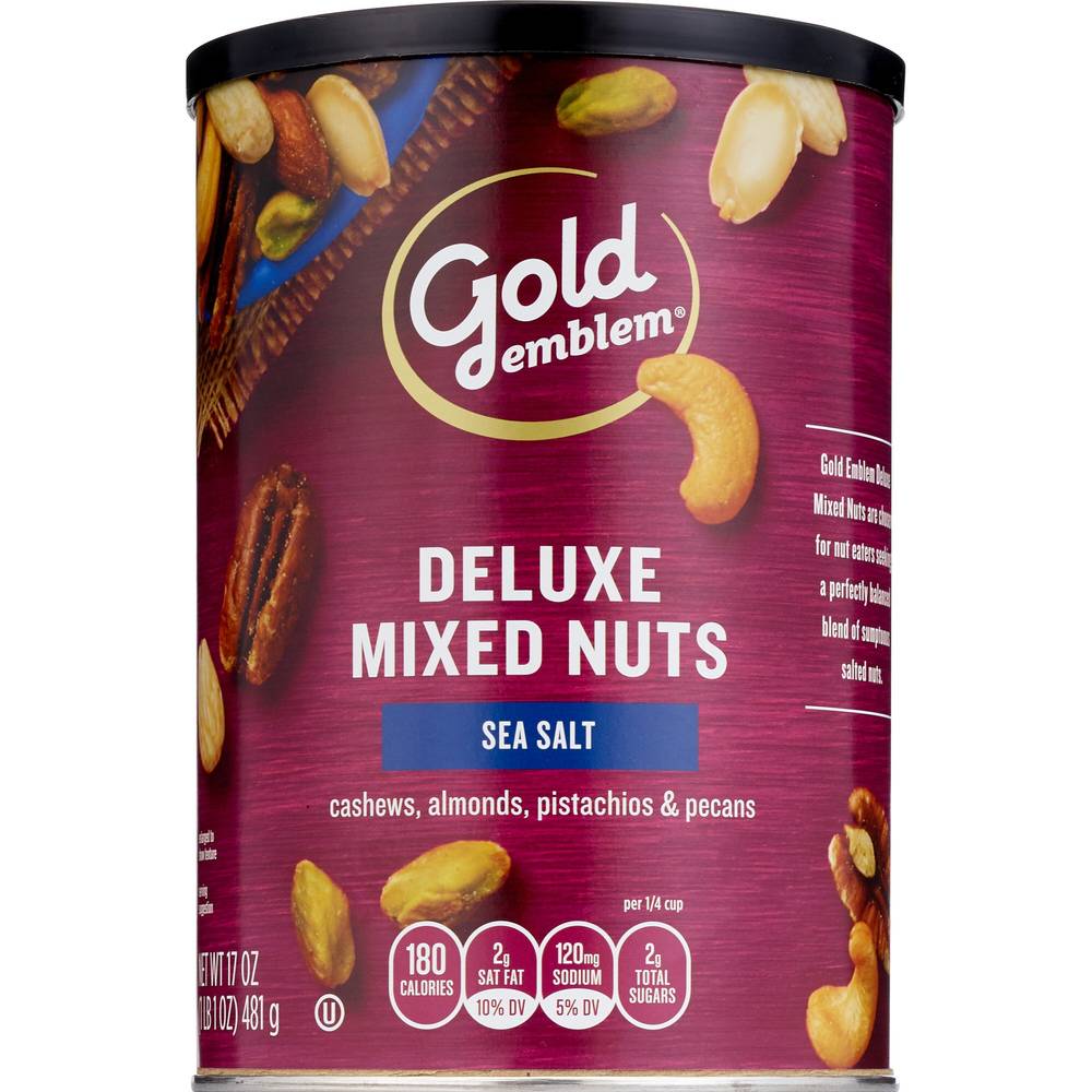 Gold Emblem Deluxe Mixed Nuts With Sea Salt