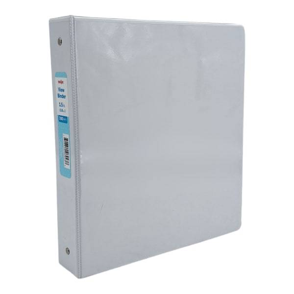 Meijer 1.5'' White Economy View Binder