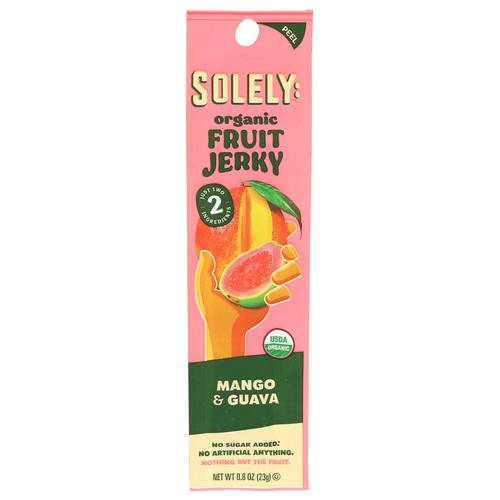 Solely Organic Mango & Guava Fruit Jerky