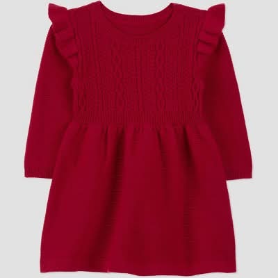sachin and babi light blue dress Girls' 3D Solid Color Dress Long Sleeve Summer Vacation Daily Holiday  Beautiful Sweet Little Kids(4-7ys) 4-7 Years Sweater Dress Casual Dress  Knee-length Regular Fit 2026