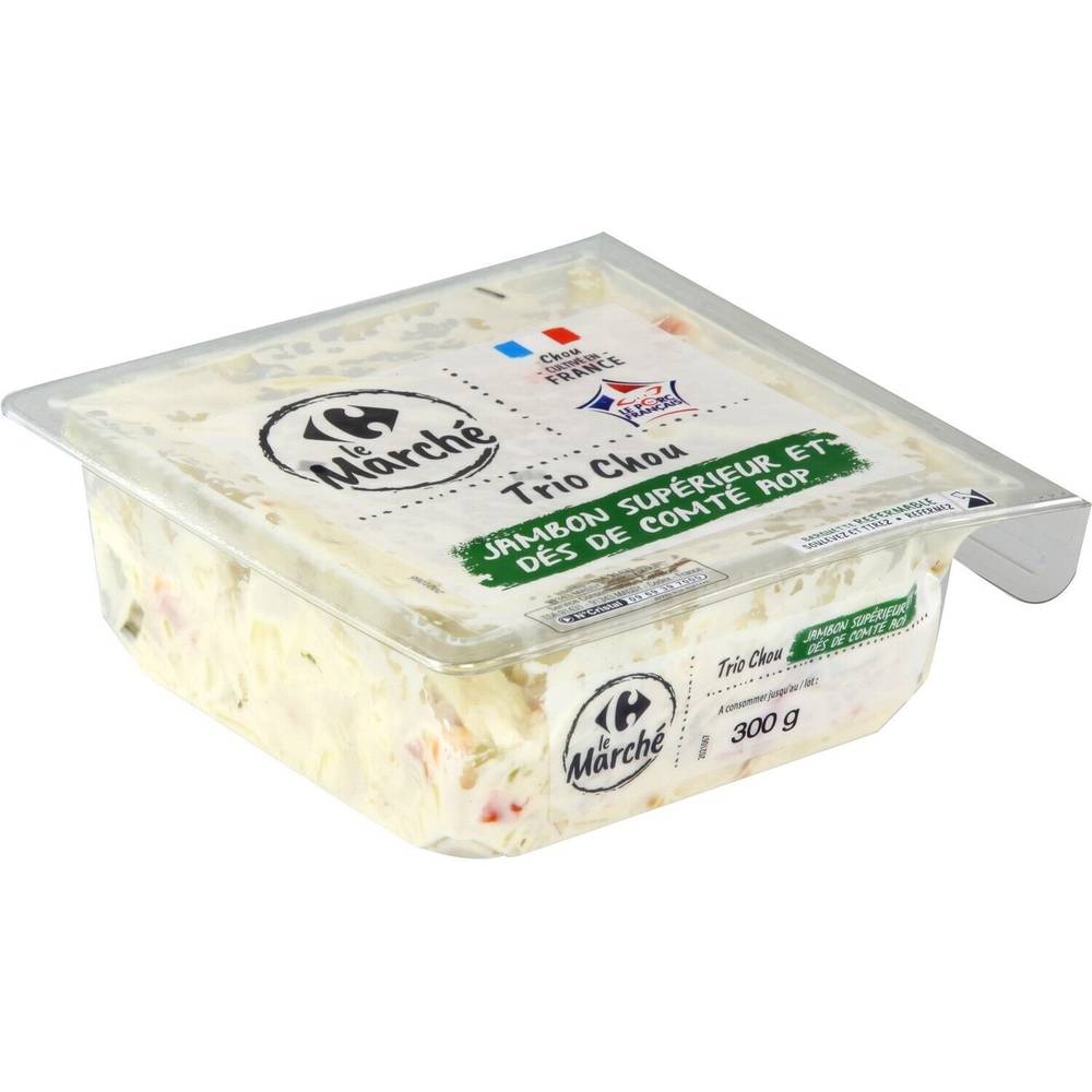 Carrefour Le Marché - Trio chou jambon supérieur et dés de comté AOP