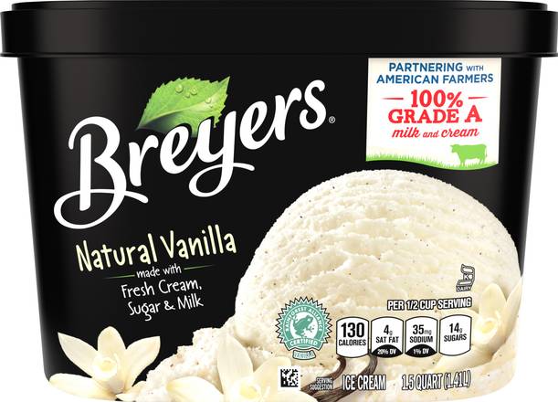 Breyers Natural Ice Cream (vanilla)