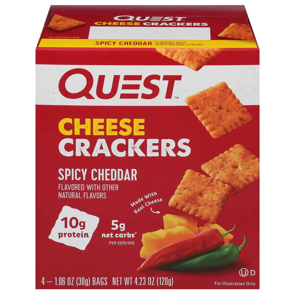 Quest Crackers, Spicy Cheddar Cheese (1.06 oz, 4 ct)