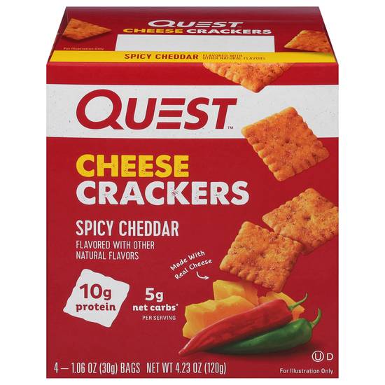 Quest Crackers (spicy cheddar cheese)